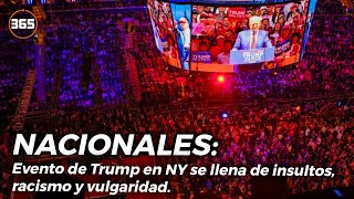 EVENTO de Trump en NY se llena de INSULTOS, RACISMO y VULGARIDAD