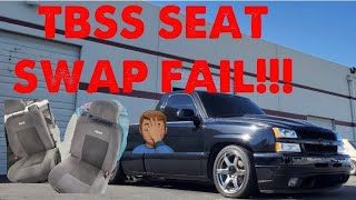 Tbss seats in NBS Silverado Fail!!!