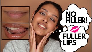 how to make your lips look bigger with no filler!