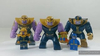 "The end is near". Every single Lego Marvel THANOS figure ever made