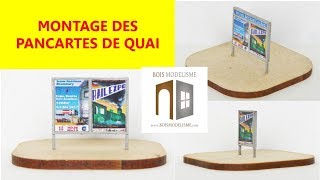 Montage des pancartes de quai !