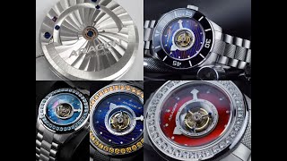 NEW ARRIVALS  ARAGON DM Central Tourbillon 45mm & 50mm On Sale Now