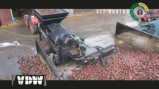 VDW Quatro beet cleaner, Destoner, Chopper