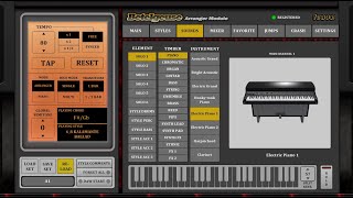 Betelgeuse arranger module VSTi styles demonstration - By fanan team - No talking