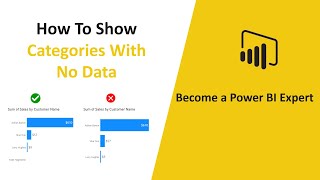 How To Show Categories With No Data In Power BI