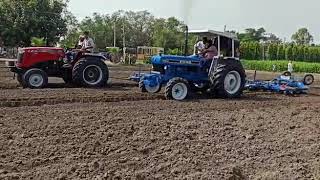 New Holland 5630 vs Massey Ferguson 9500 smart | Harrow competition