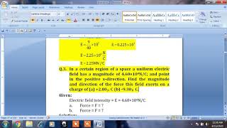 NUMERICALS OF UNIT 13 LECTURE 99