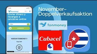 November-Cubacel x 5 bei Fonmoney Cuba.  6. bis 12. November 2023: