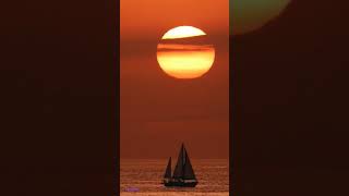 Sun the sailor #sunset #sea #sunset at sea