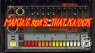 Sound Design Saturday: Making 808s That Knock #beatmakeristhesquad