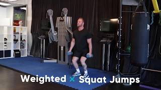 Weighted Squat Jumps I Dollar Train Club