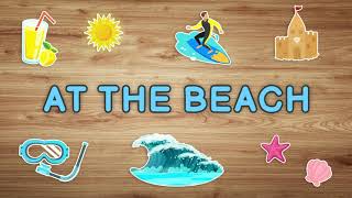 At the beach Vocabulary in English