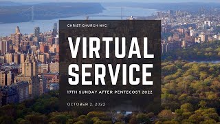 Virtual Service: October 2, 2022