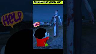 Shinchan Kills dancing lady GTA 5 Gameplay #gta5 #ytshort #dancinglady #shinchangta5 #skibiditoilet