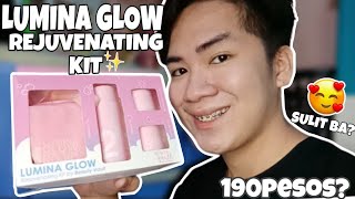 REVIEW LUMINA GLOW REJUVENATING KIT BY BEAUTY VAULT!!!✨ SULIT BA ANG 190PHP?🤔