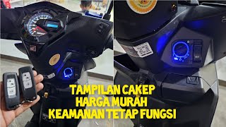 keyless pcx custom harga 1jt an dapat 2 remot fitur tetap lebih aman dr kunci biasa