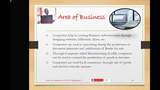 NC Senior One Lesson 11 Areas of Business and Research.