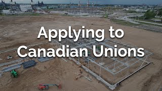 Applying to a Canadian Union job on the Gordie Howe International Bridge project