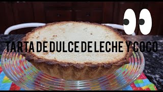 torta de coco y dulce de leche fácil ,pocos ingredientes cocinando con Valeria