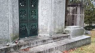 Hastings on Hudson up-close - George Gershwin's mausoleum, November 26, 2024