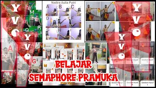 PRAKTIK PEMBELAJARAN SEMAPHORE PRAMUKA KELAS VII D & F