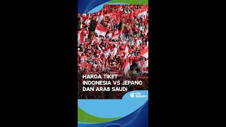 Tiket Timnas Indonesia vs Jepang & Arab Saudi Resmi Dirilis! Cek Harga & Cara Beli di Sini!