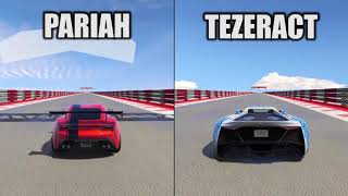 PARIAH VS TEZERACT LONG DRAG RACE SPEED TEST - GTA 5 ONLINE