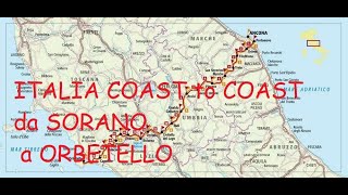 ITALIA COAST to COAST da sorano a orbetello