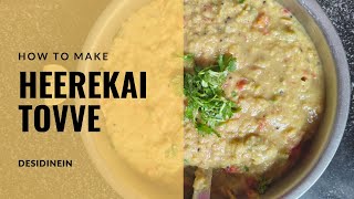 Heerekai Tovve recipe||Karnataka style Heerekai Tovve||Healthy ridge gourd recipe||