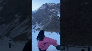 -9°C mai Ghum Rahe the in Manali🥶 #manali#travel#manalitrip#shortvideo#ytshorts#sissu