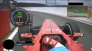 Fernando Alonso Onboard! Gp Bélgica 2013.