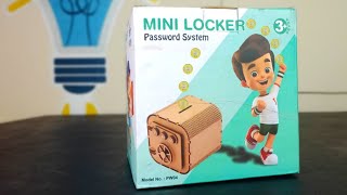 Mini Safe Locker Piggy bank Unboxing and Test - Peephole View Toys