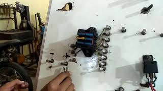 LANGKAH LANGKAH PERANGKAIAN LAMPU KEPALA (Steps To Assemble  a Series of Head Lamps on a Vehicle)