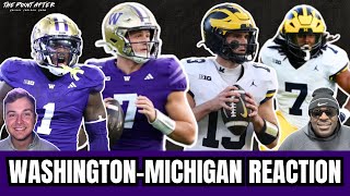 Washington-Michigan Reaction: Will Rogers, Jonah Coleman SHINE in Big Ten Upset vs #10 Michigan