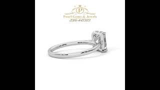 Solitaire Gold Ring 17 By Pearl Gems and Jewels