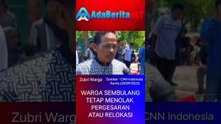 🔴 Warga Pulau Rempang/ Sembulang Tetap Menolak Pergeseran atau Relokasi