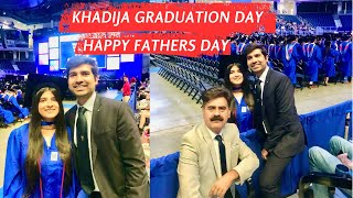 khadija Graduation Day 🎓 👩‍🎓 Happy Fathers Day Special From Chicago ♥️ ♥️ Vlog 456