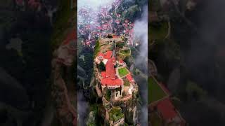 The Incredible Monasteries of METEORA, GREECE #shorts