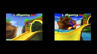 Diddy Kong Racing N64 vs NDS Comparison