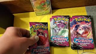 DB Opens- Pokemon TCG Fusion Strike Elite Trainor Box! MEW x2!