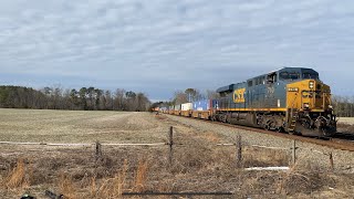 The happy engineer on CSX i031 in Woodford Va