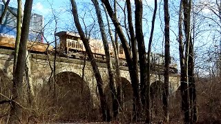 CSX I131-05 with YN2 Dash 9 in Falls Park - Pendleton, IN