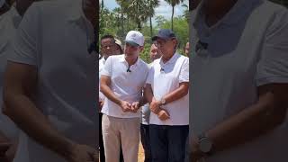 Deputado Dr. Gil Carlos, acompanhado do prefeito Ednei Amorim, visitam a obra do rodoanel de SJPI