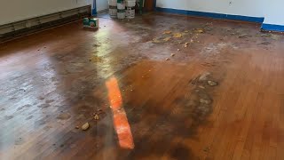 Sanding Hardwood Floors #1