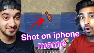 Shot on iphone meme on ‎@Techno Gamerz   and ‎@YesSmartyPie 