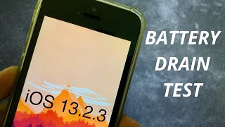 iPhone SE iOS 13.2.3 Battery Test