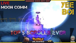 My Top 5 RF Scrolls Evar! (Rumble Fighter Unleashed)