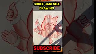 HOW TO DRAW SHREE GANESHA FOR BEGINNERS#shortsviral#shortschallenge#ashadrawingvidyalaya 💐💐