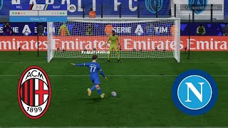 FIFA 23 - MILAN VS NAPOLI | UEFA CHAMPIONS LEAGUE QUARTER FINAL | PENALTY SHOOTOUT | GAMEPLAY PC