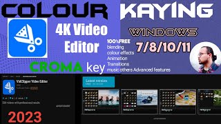 Vidclipper Video Editor Colour Kaying option Available | Croma key Blending All Features Download